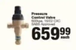 Build It Pressure Control Valve offer