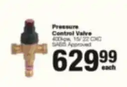 Build It Pressure Control Valve offer
