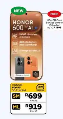 MTN HONOR 600 5G 5G Enabled offer