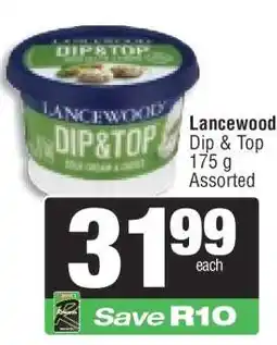 Spar LANCEWOOD Dip&Top offer