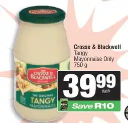 Spar CROSSE & BLACKWELL TANGY MAYONNAISE offer