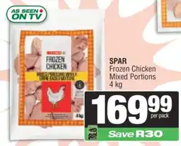 Spar SPAR Frozen Chicken Mixed Portions offer