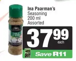 Spar Ina Paarman's Seasoning offer