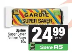 Spar Garbie Super Saver Refuse Bags 10s offer