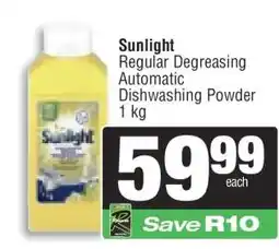 Spar Sunlight Regular Degreasing Automatic Dishwashing Powder 1 kg offer
