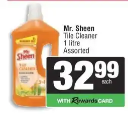 Spar Mr. Sheen Tile Cleaner offer