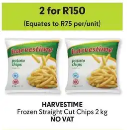 Makro HARVESTIME Frozen Straight Cut Chips 2 kg offer