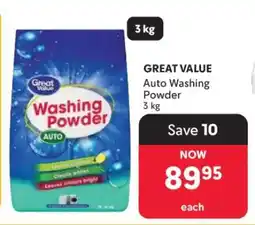 Makro Great Value Auto Washing Powder 3 kg offer