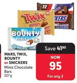 Makro MARS, TWIX, BOUNTY or SNICKERS offer