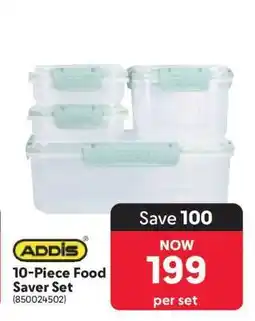 Makro ADDIS 10-Piece Food Saver Set offer