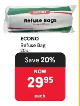 Makro ECONO Refuse Bag 20's offer