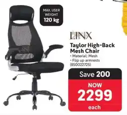 Makro Taylor High-Back Mesh Chair offer