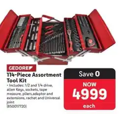 Makro 114-Piece Assortment Tool Kit offer