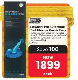 Makro BullShark Pro Automatic Pool Cleaner Combi Pack offer