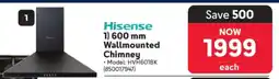 Makro Hisense 600 mm Wallmounted Chimney offer