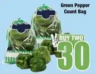 Boxer Green pepper count bag offer