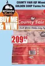 Boxer County fair - iqf mixed chicken portions with brine-based basting offer