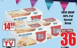 Boxer 40% fat spread brick offer