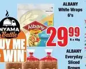 Boxer Albany - white wraps offer