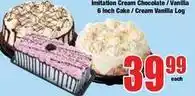 Boxer Imitation cream chocolate / vanilla 6 inch cake / cream vanilla log offer