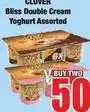 Boxer Clover - bliss double cream yoghurt assorted offer