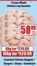 Boxer Frozen - whole chicken leg quarters offer