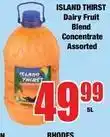Boxer Thirst - dairy fruit blend concentrate offer