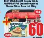 Boxer Parmalat - best cook french polony & parmalat full cream processed cheese slices offer