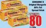 Boxer Original margarin 80% fat spread brick offer