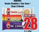Boxer Bakers - tennis doubles / zoo zoos / choc o break offer