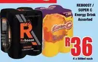 Boxer Reboost - energy drink offer