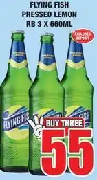 Boxer Flying fish - pressed lemon rb offer