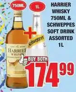 Boxer Harrier - whisky & schweppes soft drink offer