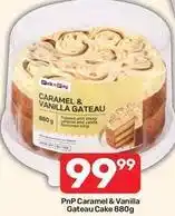 Pick n Pay Liquor Caramel & vanilla gateau cake offer