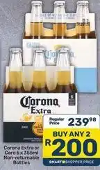 Pick n Pay Liquor Corona - extra or cero bottles offer