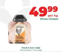 Food Lover's Market Whole chicken offer
