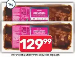 Pick n Pay Hypermarket PnP Sweet & Sticky Pork Belly Ribs offer