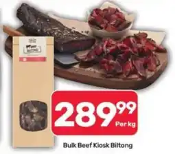 Pick n Pay Hypermarket Bulk Beef Kiosk Biltong offer