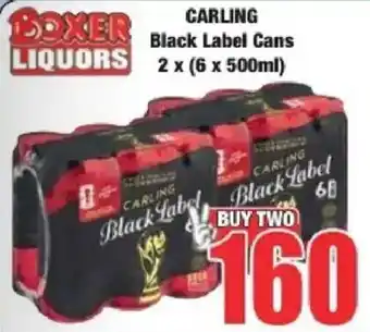 CARLING Black Label Cans