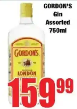 Boxer GORDON'S Gin Assorted offer