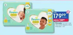 Clicks Pampers Premium Care Disposable Nappies offer