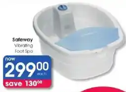 Clicks Safeway Vibrating Foot Spa offer