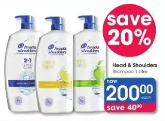 Clicks Head & Shoulders Shampoo offer