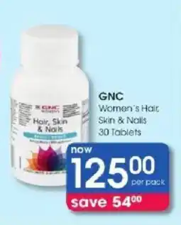 Clicks GNC Women's Hair Skin & Nails offer