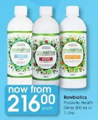 Clicks Rawbiotics Probiotic Health Drinks offer