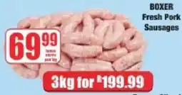 Boxer BOXER Fresh Pork Sausages offer