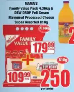Boxer MAMA'S Family Value Pack Flavoured Processed Cheese Slices Assorted offer