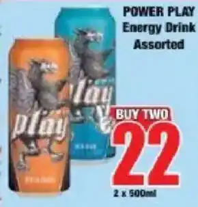 Boxer POWER PLAY Energy Drink Assorted offer