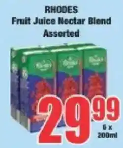 Boxer RHODES Fruit Juice Nectar Blend Assorted offer