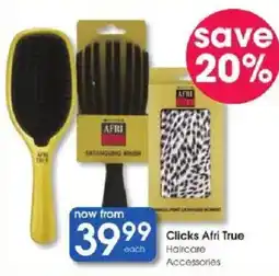 Clicks Afri True Detangling Brush offer